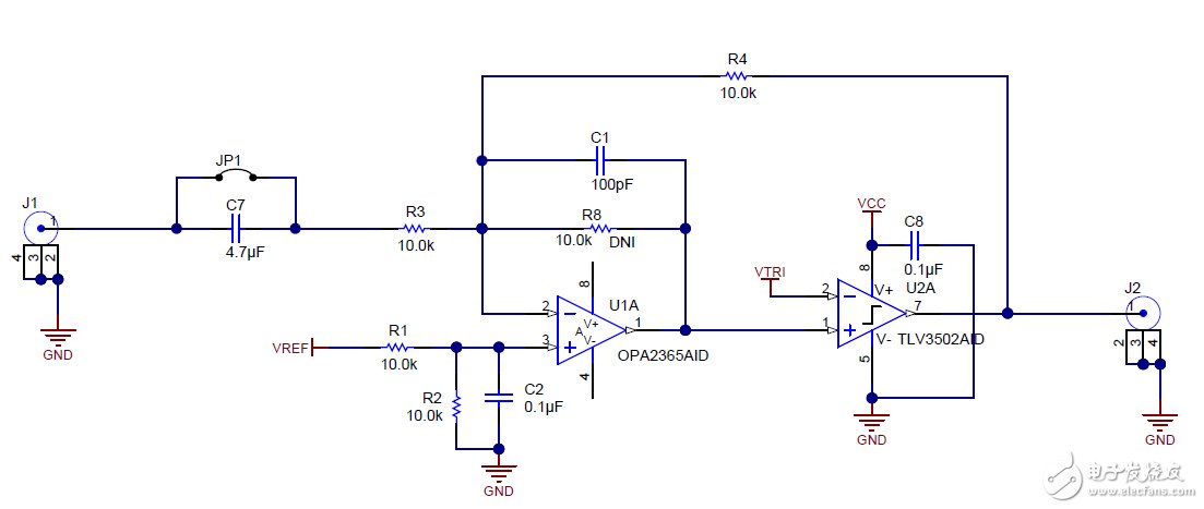 模拟PWM发生器设计电路图：5V 500kHz PWM输出