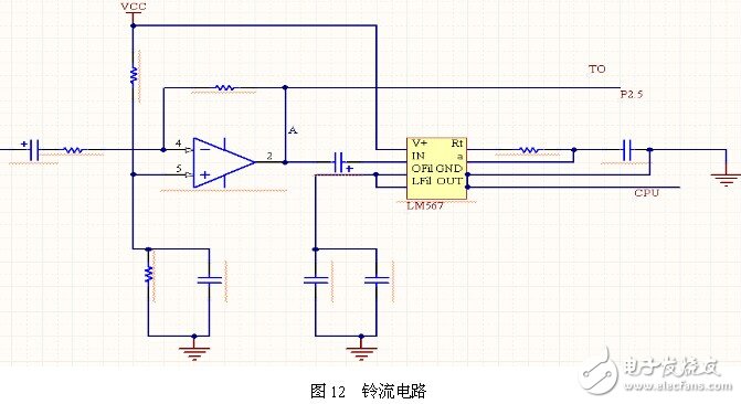 安全智能家居监控系统各模块电路组合