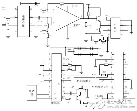 一种电话语音信号光纤接收机电路设计
