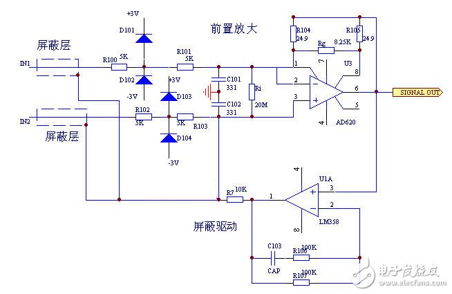 基于GPRS的无线心电监护系统电路设计