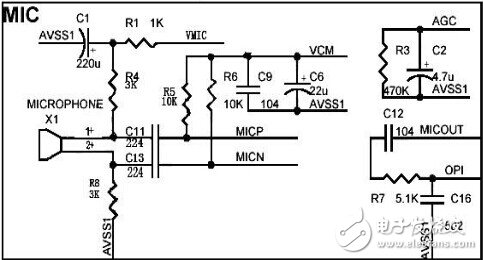 解读SPCE061A智能小车语音识别系统电路