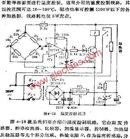 温度控制电路  www.elecfans.com