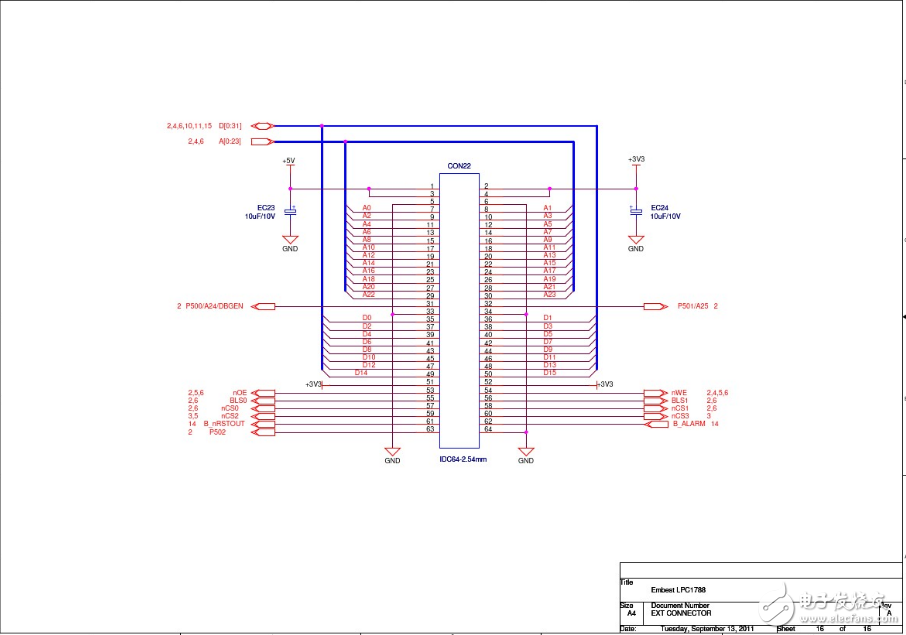 lpc1788开发板原理图