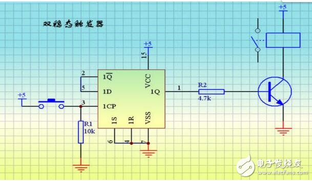 cd4013的双d触发器介绍 - 信号处理电子电路图