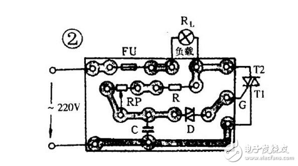 简易可控硅调压调温电路（可控硅特性,工作原理,作用与检测）