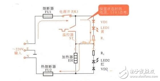 饮水机电路图工作原理及电路图分析 