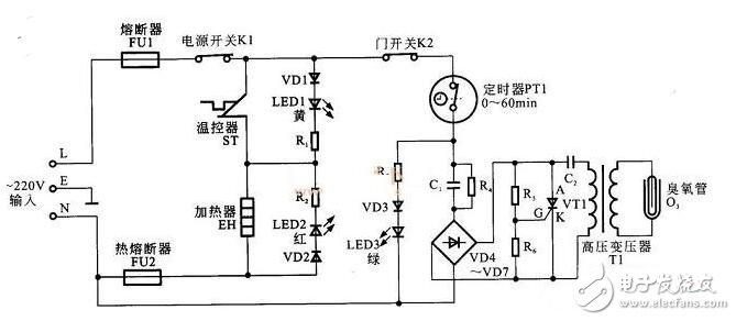 饮水机电路图工作原理及电路图分析 - 消费类电子电路