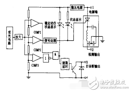 红外线光电开关接线图_红外线光电开关的结构与原理
