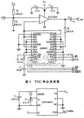 TGC电路及低通滤波电路