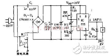 555电子温控器电路图大全（八款模拟电路设计原理图详解）