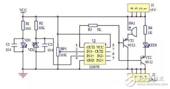 红外线报警器电路设计方案汇总(八款模拟电路设计原理图详解)
