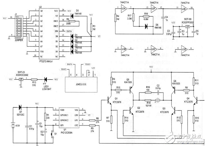 220遥控开关电路设计汇总（五款模拟电路设计原理图详解）