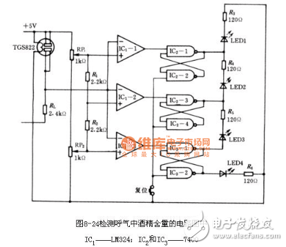 气敏传感器电路图大全（六款气敏传感器电路设计原理图详解）