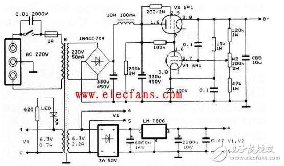 211电子管功放电路图大全（八款模拟电路设计原理图详解）