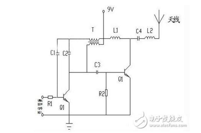 简单9018无线发射电路详解