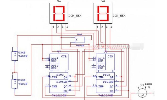 数字时钟设计电路图汇总