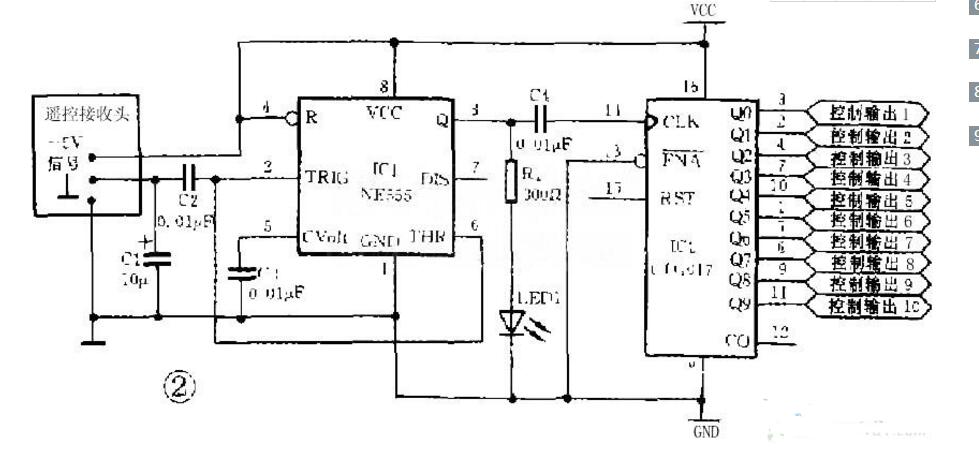 最简单自制遥控开关电路