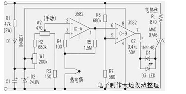 60w电烙铁调温电路图大全