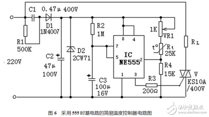 温度控制器电路图大全（六款温度控制器电路图设计原理图详解）