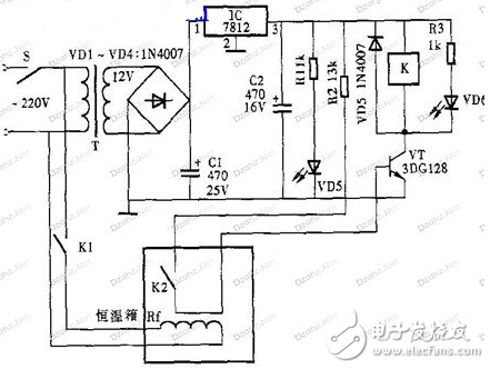 温度控制器电路图大全（六款温度控制器电路图设计原理图详解）
