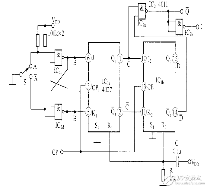 单次脉冲发生器电路图大全(七款单次脉冲发生器电路设计原理图详解)