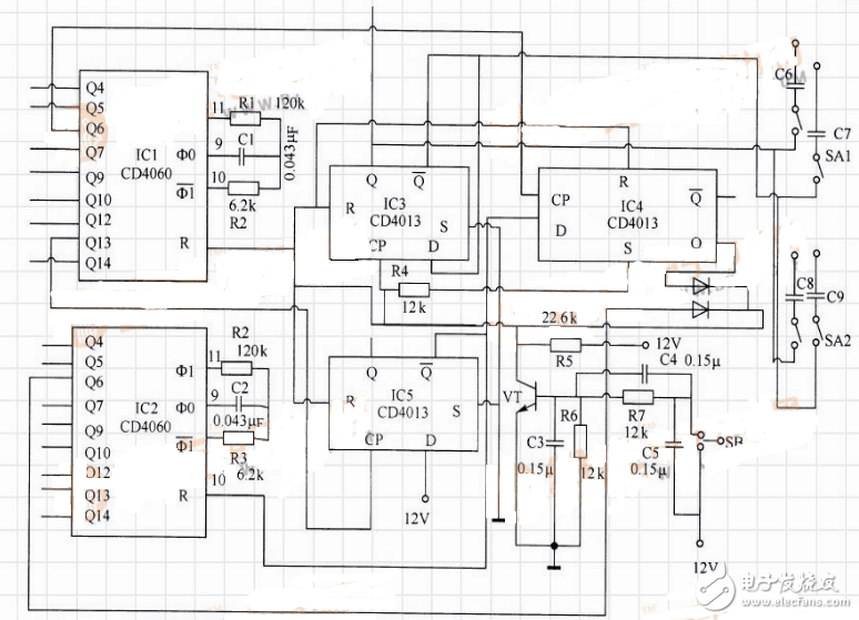 单次脉冲发生器电路图大全(七款单次脉冲发生器电路设计原理图详解)