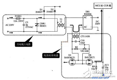 电磁炉电流检测电路图大全（LM358/电流检锅/电流互感器检测电路图详解）