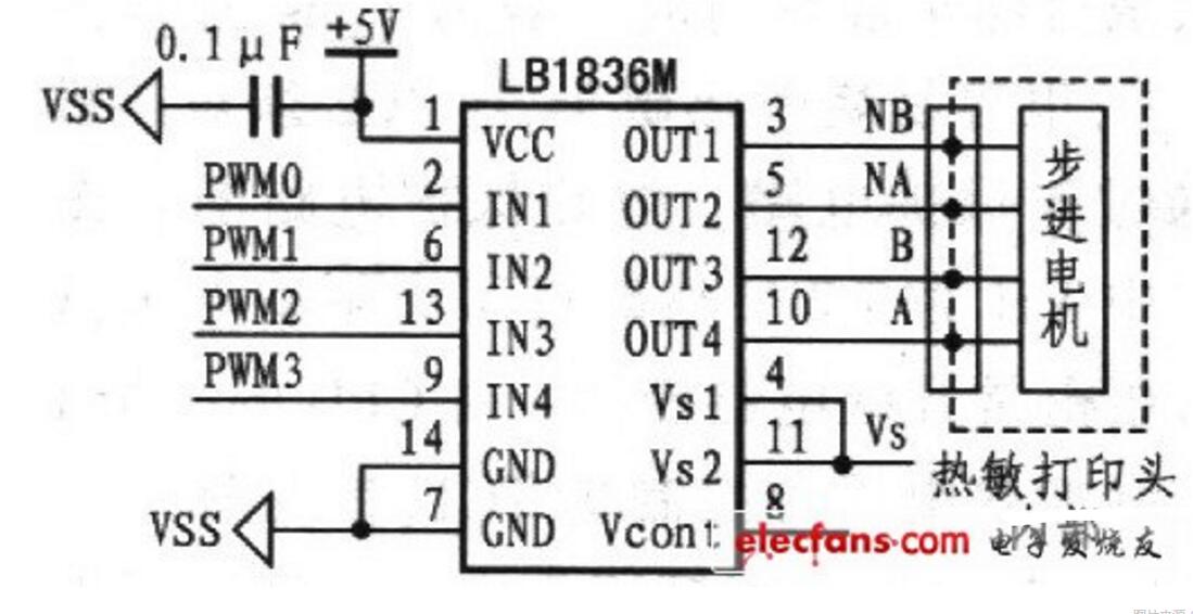 步进电机驱动电路图大全（六款二相步进电机/三相反应式/LT2221驱动电路）