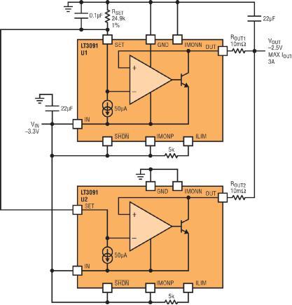 1.5A、负稳压器扩充了电流基准线性稳压器系列-电路图讲解-电子技术方案