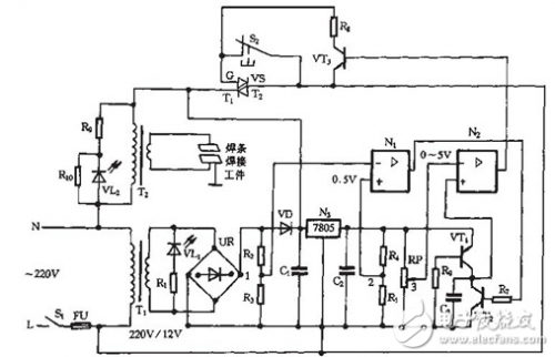 点焊机控制板电路图科普文-电路图讲解-电子技术方案